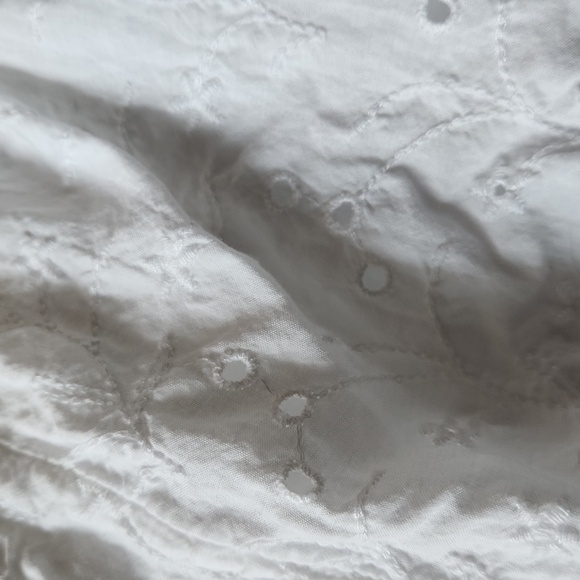 OLD NAVY girls long white dress size 5 (XS) with ruffle shoulder straps - Picture 5 of 6